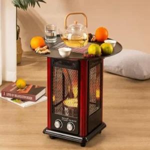 카본 오방난로 가정용 전기히터 절전형 전기난로 사무실히터 과열보호 난연소재