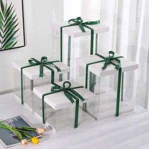 투명케이크상자 50개 포장박스 케？？ 선물상자 투명창