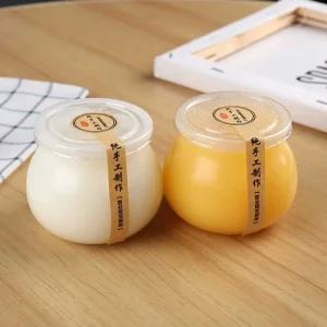 디저트 용기 푸딩 뚜껑세트 투명 PP 생크림 요구르트