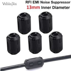 서브우퍼 VAG HDMI 스피커용 RFI EMI 노이즈 방지기 동축 오디오 케이블 방지 페라이트 초크 링 13mm 5 개