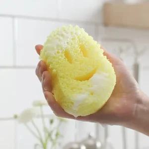 플라츠 매직스크럽 3개 플라츠 스마일 수세미 스펀지