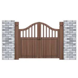 맞춤형 야외 대문 목재 게이트 정원 철제대문 부식 철조망 현관