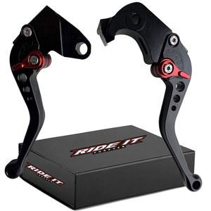 ZX10R 06-15, ZX6R 2007-2017, ZX636 Z1000 2007-2016, Z1000SX/NINJA1000/TOURRER 2011-2016, Z750R 2011-2012-블랙용 라이드 잇 포에버 숏 브레이크 및 클러치 레버