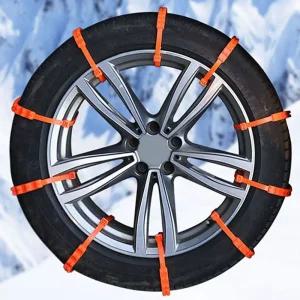 눈길 차량용 비상 체인 10개 세트 겨울용 차량 안전 장비 안전체인 자동차체인 비상용체인 스노우대비 차량용체인 눈길안전 비상체인세트 겨울차량용품 겨울운전