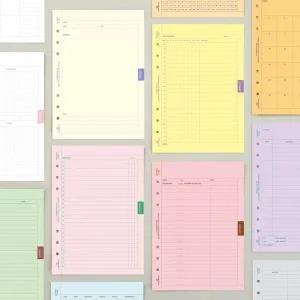 [셀러에이드](A5) 6공 플랜 메모 리필지