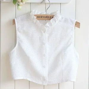 [콩심팥심]차이나 프릴카라 페이크 이너카라 카라 프릴 넥케이프