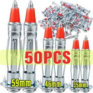 동공앙카 나비 석고 토우 550개 레드 지적 리벳 중공 벽 앵커 나사 크로스 아연 강철 목공 볼트 세트