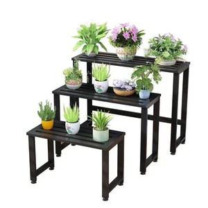 철제화분선반 다육이 진열장 80x35x110 화분 걸이 문의 2단 블랙 변경