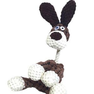 강아지 애착인형 멍멍이 반려동물 훈련 놀이 스트레스해소 로프형 소리나는 부드러운 삑삑이 극세사