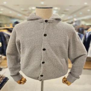 닥스 부클 솔리드 후드넥 가디건 DLW1SWCD105-G1 25년 FW (양말증정)