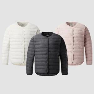 [코오롱스포츠](대구신세계) 스텔스 여성 경량 넥리스 다운 3종택1 V3JDX24602