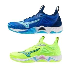[미즈노](하남점) 남여공용 대표 쿠셔닝 배드민턴 배구화 웨이브 모멘텀3 WAVE MOMENTUM3 V1GA231201 블루