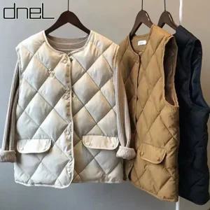 [드넬]격자누빔패딩조끼DWJ53732A