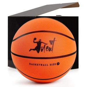 셀룩 사일런트 농구 사이즈 7 - 비압축 배송, 선물용 상자 - 실내 조용한 드리블 - 에어리스 폼 소재, 표준 농구와 유사한 바운스 - 훌륭한 생일 선물, 플레이 준비 완료