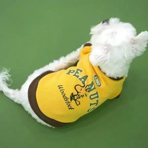 강아지 실내복 산챗옷 패리스독 피너츠 맨투맨 티셔츠