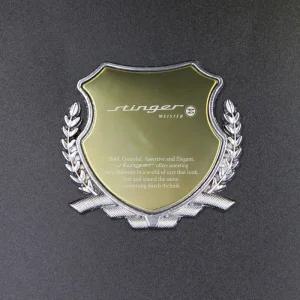 [가오] 스팅어마이스터 레터링 필러 휀다 포인트 튜닝 엠블럼 [호환상품]