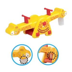 동물 혼자타는시소 유아 1인용시소 아기혼자 IQ EQ 교구 기본템 신체발달