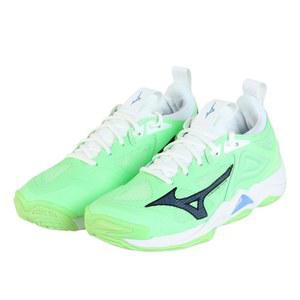 미즈노 발리볼 신발 웨이브 모멘텀 3 V1GA231287 녹색 x 블랙 23 .0 남여공용 레이디