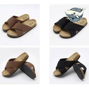 통기성 우븐 남성 슬리퍼 바캉스 여름 일상 남자뮬 남자조리