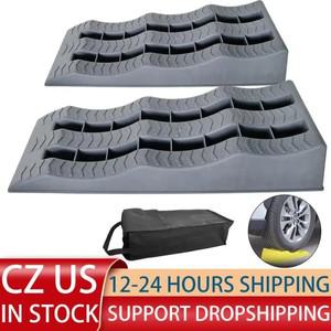 자동차 레벨링 램프 2pcs RV 휠 초크 3 단계 캠핑카 블록 트레일러 및 레벨러 경량 여행