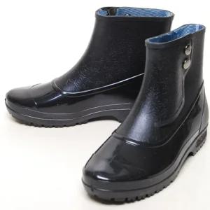 보생 남우화 버튼장화 남성 발목장화/검정 250-300