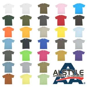 AAA/1301/트리플에이/Alstyle/반팔무지티셔츠/18수