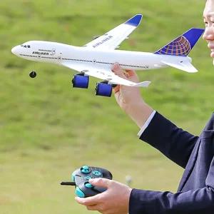 A380 747 항공기 보잉 에어버스 조종 여객기 RC 작동비행기 제이앤