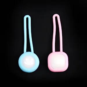 강아지 야간 산책 LED 팬던트 애완견 조명 목걸이 밤용 장식 심야 안전 장치 외출 용품