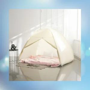 원터치 난방텐트 2인용 실내 보온 높이조절 방풍 퀸사이즈