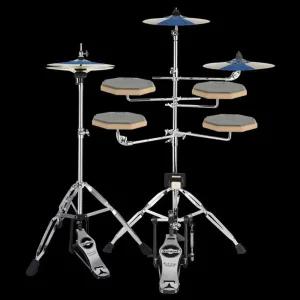 연습용 드럼패드 셋트 드럼연습 페달 킥 방음 사운드 오렌지(드럼 5개+심벌즈 1개)