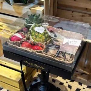 Reon 과일포장박스 고급 과일상자 과일 플라워 투명