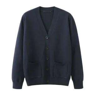 간호사 가디건 병원 간호조무사 도톰한 네이비블루