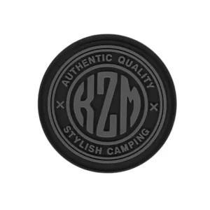 카즈미 와펜 캠핑 가방 찍찍이 와펜 패치 원형 블랙