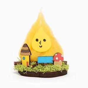 모닥불 노란 불꽃 캠핑분위기 미술놀이 만들기키트 겨