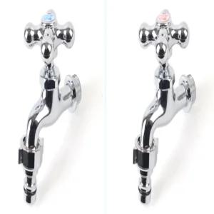 에이치앤피 십자 수도꼭지 세탁실수전교체