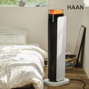 한경희 전기 온풍기 PTC 가습기겸 사무실 타워형 저소음 무드등 히터