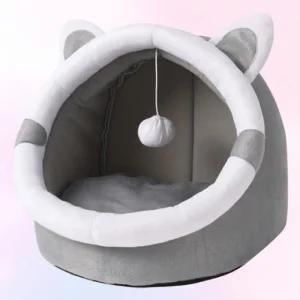 동굴형 겨울침대 강아지숨숨집 고양이 반려동물 (49Syj)