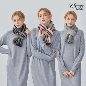 [NS홈쇼핑][최초가 100000원] 진도 Sheborn 밍크 니팅 머플러 (K4W1AM63_)[35550332]