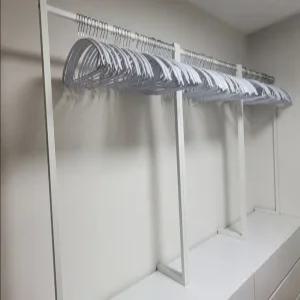 이케아 NORDLI 노르들리 행거 추가 옷걸이봉 화이트 80x115cm