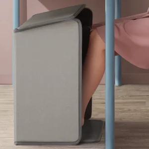 디큐브 접이식 파티션 데스크 히팅패드 책상 사무실 온열 히터 미니 전기히터 난로 온열매트 히팅 패드 파티션