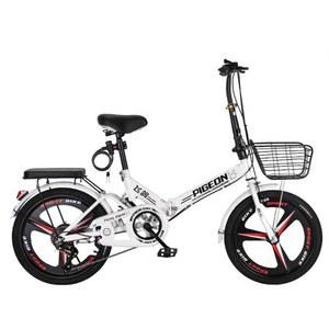 접이식자전거 20인치 미니 단일 그린 소형 여성 바이크 초경량 속도 자전거 단속 블랙