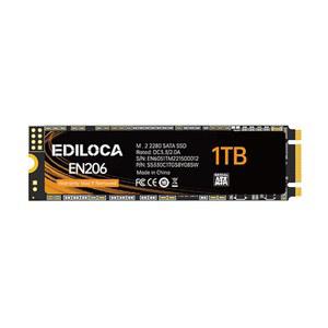 Ediloca EN206 1TB SSD M.2 SATA III 6Gb/s 3D TLC NAND, M.2 2280 SSD 내장 솔리드 스테이트 드라이브, 읽기/쓰기 속도 최대 550/480 MB/s, 노트북 및 PC 데스크톱과 호환 가능