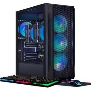 STGAubron 듀얼 CPU 게이밍 PC, 듀얼 인텔 i7 Xeon E5 최대 3.7GHz, 라데온 RX 580 8G, 16G DDR4, 512G SSD, WiFi 6, BT 5.3, RGB 팬 x 4, Windows 11