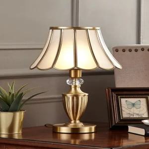 유럽식 엔틱 스탠드 조명 테이블 침실 안방 전원 유리갓