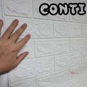 단열벽지 포인트 벽돌 77x70cm 곰팡이 폼 5장 접착식 보온 창호지 시트 방한 타일 콘티uvw651