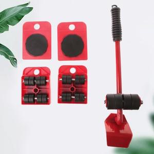 무거운 물체 처리 도구 가구 이동기 바퀴 리프터 물건 롤러 슬라이드 세트 하드웨어