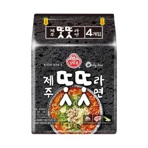 제주??라면 4개입