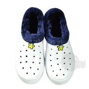 EVA 털 안감 학교실내화 네이비 210 220 겨울용 보온 초등학생 남아 따뜻한 푹신한