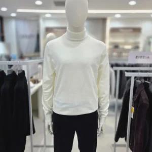 [지오지아] 모달 메리노울 터틀넥 ABG1EU1101 아이보리/차콜/라이트베이지/블랙