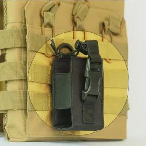 무전기 케이스 아웃도어 휴대용 캠핑 무전기 파우치 수납 시스템 몰리